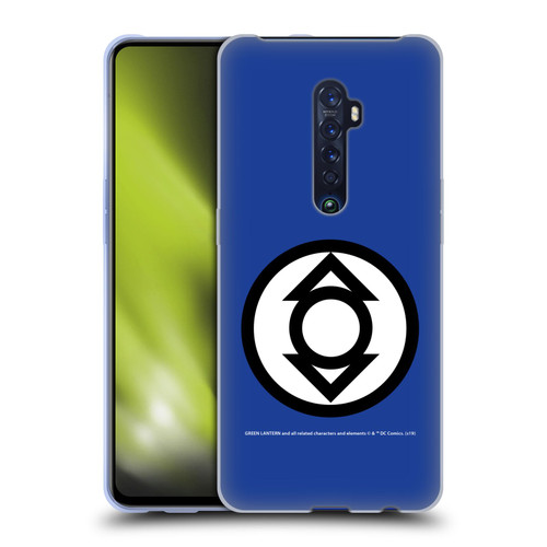 Green Lantern DC Comics Lantern Corps Indigo Soft Gel Case for OPPO Reno 2