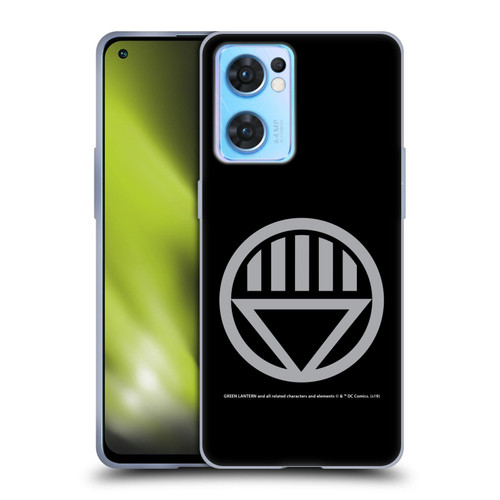 Green Lantern DC Comics Lantern Corps Black Soft Gel Case for OPPO Reno7 5G / Find X5 Lite