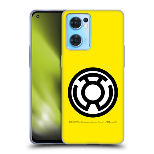 Green Lantern DC Comics Lantern Corps Sinestro Soft Gel Case for OPPO Reno7 5G / Find X5 Lite