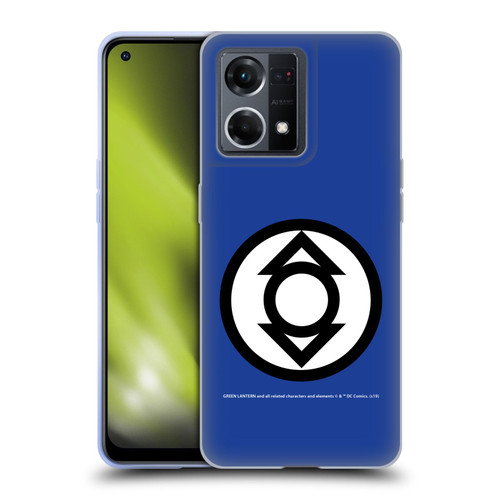 Green Lantern DC Comics Lantern Corps Indigo Soft Gel Case for OPPO Reno8 4G