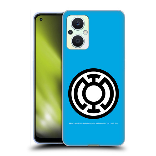 Green Lantern DC Comics Lantern Corps Blue Soft Gel Case for OPPO Reno8 Lite