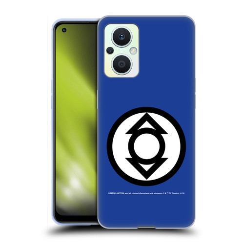 Green Lantern DC Comics Lantern Corps Indigo Soft Gel Case for OPPO Reno8 Lite