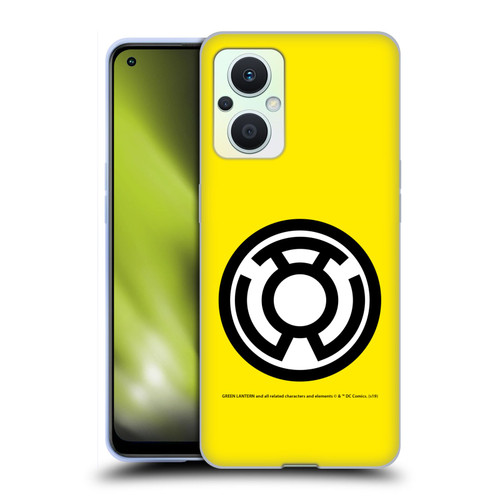 Green Lantern DC Comics Lantern Corps Sinestro Soft Gel Case for OPPO Reno8 Lite