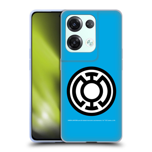 Green Lantern DC Comics Lantern Corps Blue Soft Gel Case for OPPO Reno8 Pro