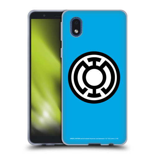 Green Lantern DC Comics Lantern Corps Blue Soft Gel Case for Samsung Galaxy A01 Core (2020)