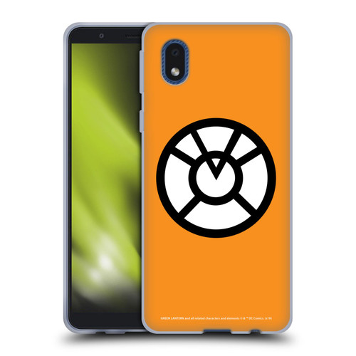 Green Lantern DC Comics Lantern Corps Orange Soft Gel Case for Samsung Galaxy A01 Core (2020)