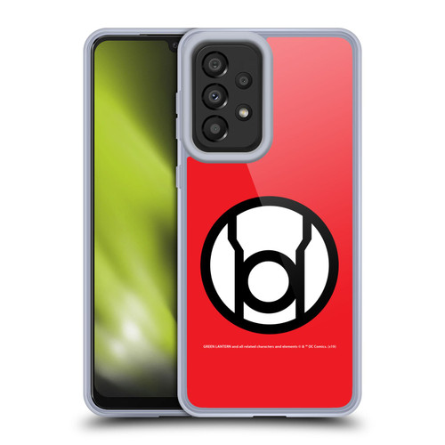 Green Lantern DC Comics Lantern Corps Red Soft Gel Case for Samsung Galaxy A33 5G (2022)