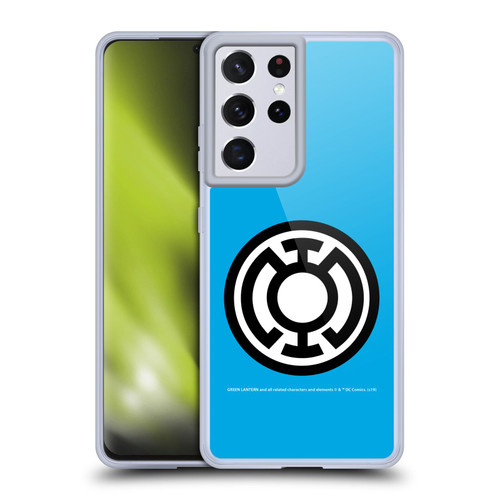 Green Lantern DC Comics Lantern Corps Blue Soft Gel Case for Samsung Galaxy S21 Ultra 5G