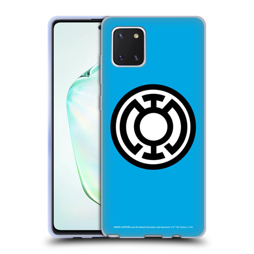 Green Lantern DC Comics Lantern Corps Blue Soft Gel Case for Samsung Galaxy Note10 Lite