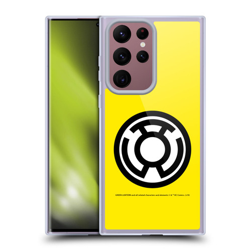 Green Lantern DC Comics Lantern Corps Sinestro Soft Gel Case for Samsung Galaxy S22 Ultra 5G