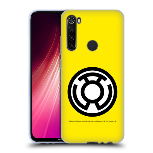 Green Lantern DC Comics Lantern Corps Sinestro Soft Gel Case for Xiaomi Redmi Note 8T