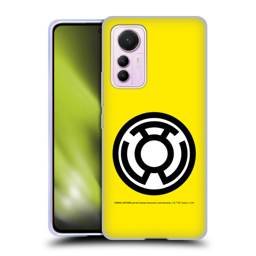 Green Lantern DC Comics Lantern Corps Sinestro Soft Gel Case for Xiaomi 12 Lite