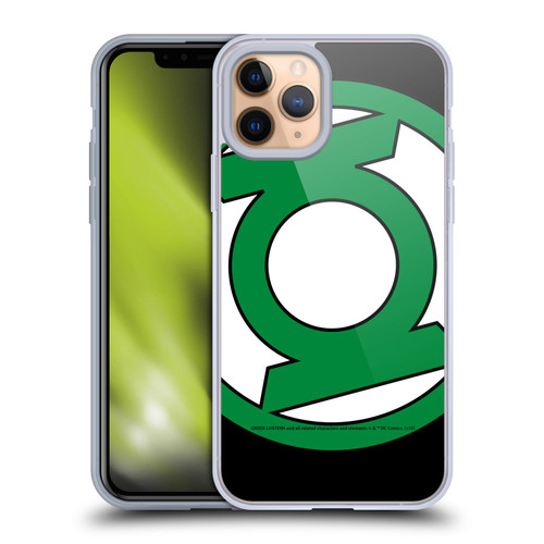 Green Lantern DC Comics Logos Oversized Soft Gel Case for Apple iPhone 11 Pro