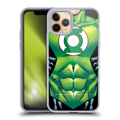Green Lantern DC Comics Logos Uniform Soft Gel Case for Apple iPhone 11 Pro