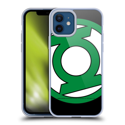 Green Lantern DC Comics Logos Oversized Soft Gel Case for Apple iPhone 12 / iPhone 12 Pro