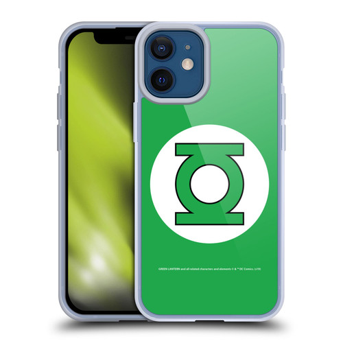 Green Lantern DC Comics Logos Classic Soft Gel Case for Apple iPhone 12 Mini
