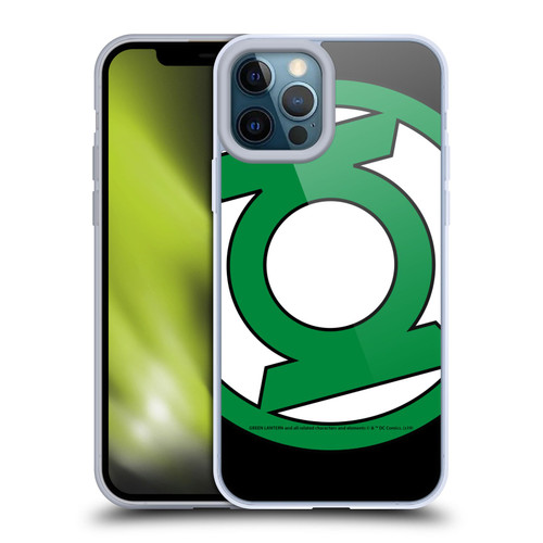 Green Lantern DC Comics Logos Oversized Soft Gel Case for Apple iPhone 12 Pro Max