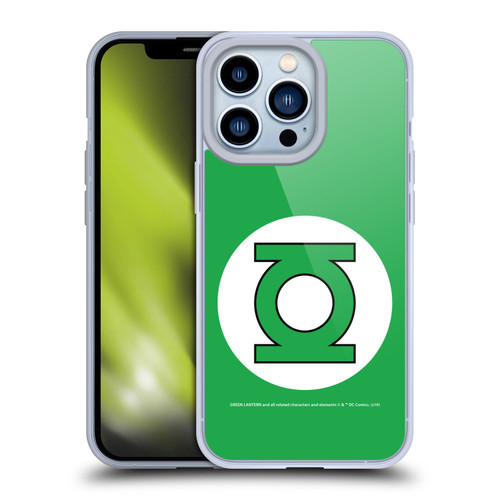 Green Lantern DC Comics Logos Classic Soft Gel Case for Apple iPhone 13 Pro