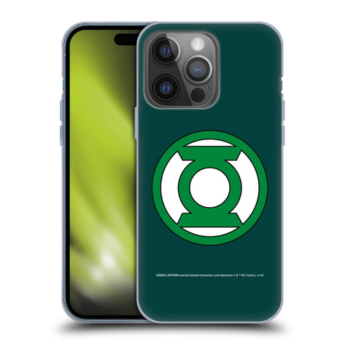 Green Lantern DC Comics Logos Classic 2 Soft Gel Case for Apple iPhone 14 Pro