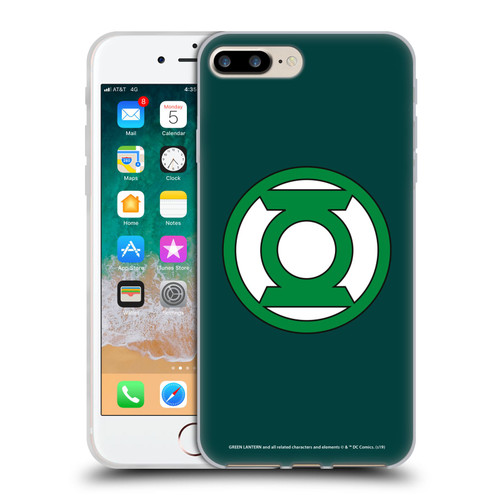 Green Lantern DC Comics Logos Classic 2 Soft Gel Case for Apple iPhone 7 Plus / iPhone 8 Plus