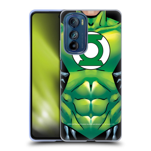 Green Lantern DC Comics Logos Uniform Soft Gel Case for Motorola Edge 30