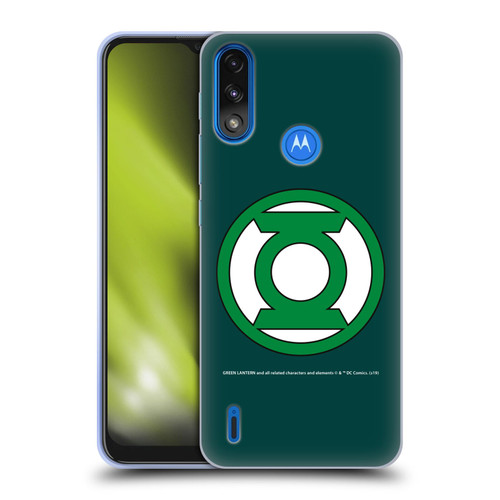 Green Lantern DC Comics Logos Classic 2 Soft Gel Case for Motorola Moto E7 Power / Moto E7i Power