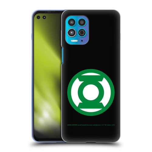 Green Lantern DC Comics Logos Black Soft Gel Case for Motorola Moto G100