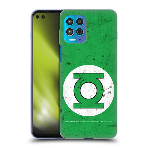 Green Lantern DC Comics Logos Classic Distressed Look Soft Gel Case for Motorola Moto G100