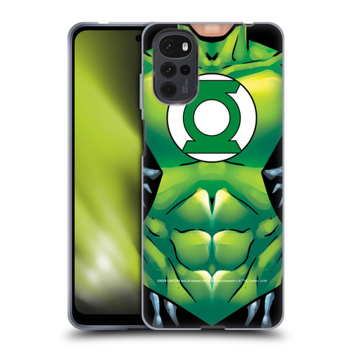 Green Lantern DC Comics Logos Uniform Soft Gel Case for Motorola Moto G22
