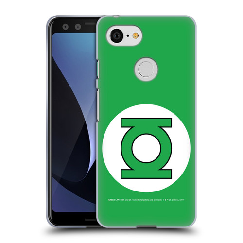 Green Lantern DC Comics Logos Classic Soft Gel Case for Google Pixel 3