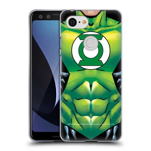Green Lantern DC Comics Logos Uniform Soft Gel Case for Google Pixel 3