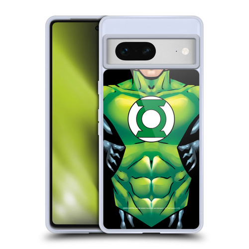 Green Lantern DC Comics Logos Uniform Soft Gel Case for Google Pixel 7