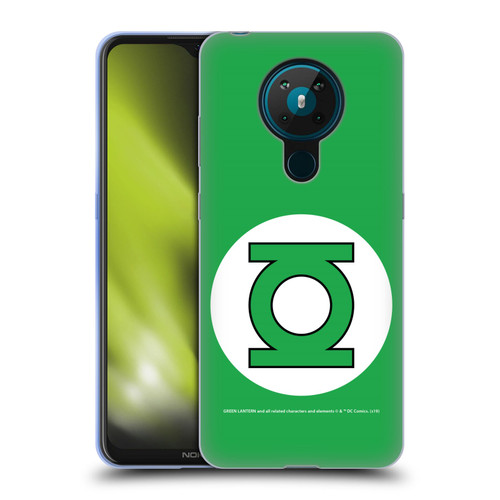 Green Lantern DC Comics Logos Classic Soft Gel Case for Nokia 5.3