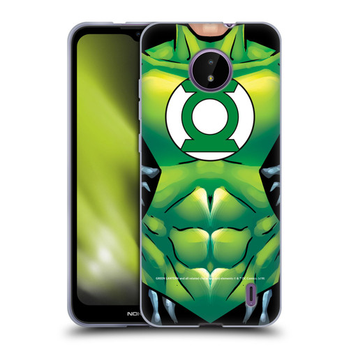 Green Lantern DC Comics Logos Uniform Soft Gel Case for Nokia C10 / C20