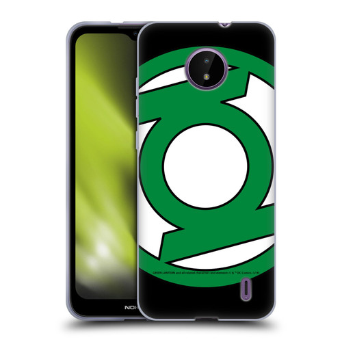 Green Lantern DC Comics Logos Oversized Soft Gel Case for Nokia C10 / C20