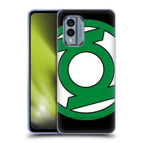 Green Lantern DC Comics Logos Oversized Soft Gel Case for Nokia X30