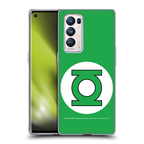Green Lantern DC Comics Logos Classic Soft Gel Case for OPPO Find X3 Neo / Reno5 Pro+ 5G