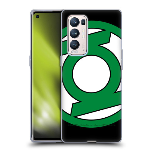 Green Lantern DC Comics Logos Oversized Soft Gel Case for OPPO Find X3 Neo / Reno5 Pro+ 5G