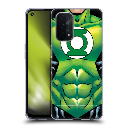 Green Lantern DC Comics Logos Uniform Soft Gel Case for OPPO A54 5G
