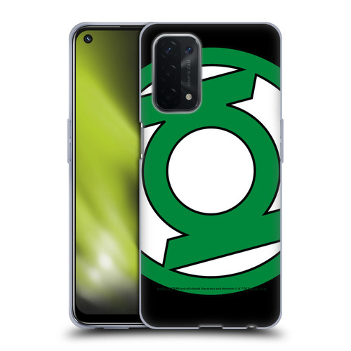 Green Lantern DC Comics Logos Oversized Soft Gel Case for OPPO A54 5G