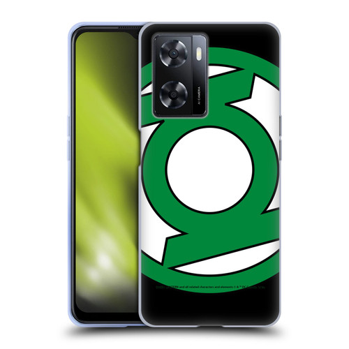 Green Lantern DC Comics Logos Oversized Soft Gel Case for OPPO A57s