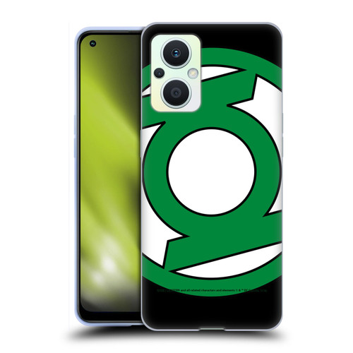 Green Lantern DC Comics Logos Oversized Soft Gel Case for OPPO Reno8 Lite