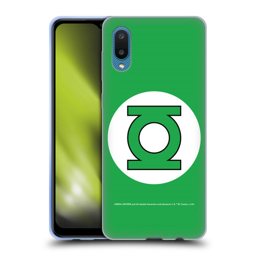 Green Lantern DC Comics Logos Classic Soft Gel Case for Samsung Galaxy A02/M02 (2021)