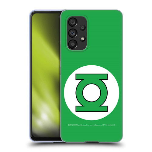 Green Lantern DC Comics Logos Classic Soft Gel Case for Samsung Galaxy A53 5G (2022)