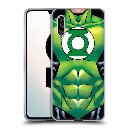 Green Lantern DC Comics Logos Uniform Soft Gel Case for Samsung Galaxy A90 5G (2019)