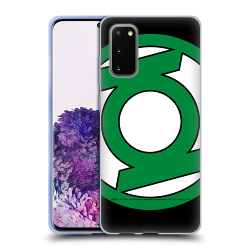 Green Lantern DC Comics Logos Oversized Soft Gel Case for Samsung Galaxy S20 / S20 5G