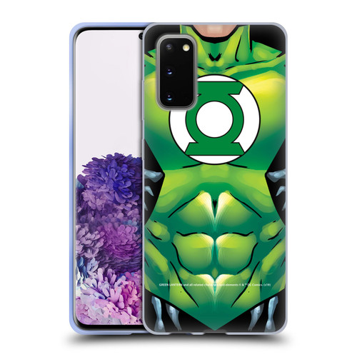 Green Lantern DC Comics Logos Uniform Soft Gel Case for Samsung Galaxy S20 / S20 5G