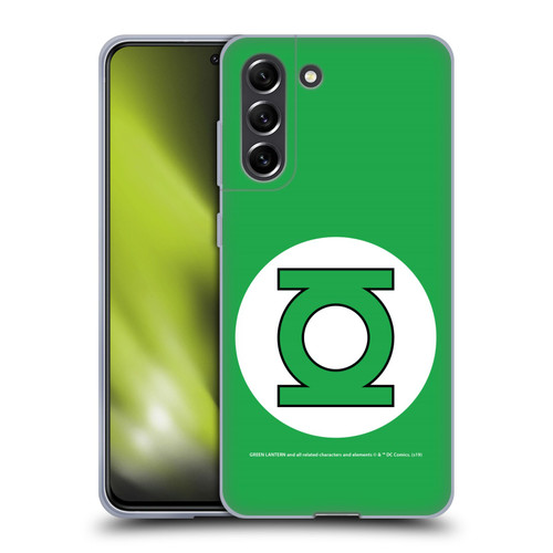 Green Lantern DC Comics Logos Classic Soft Gel Case for Samsung Galaxy S21 FE 5G