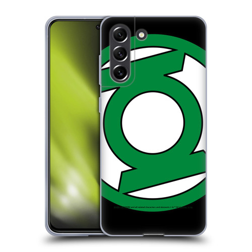 Green Lantern DC Comics Logos Oversized Soft Gel Case for Samsung Galaxy S21 FE 5G
