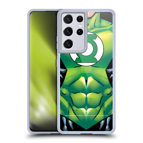 Green Lantern DC Comics Logos Uniform Soft Gel Case for Samsung Galaxy S21 Ultra 5G